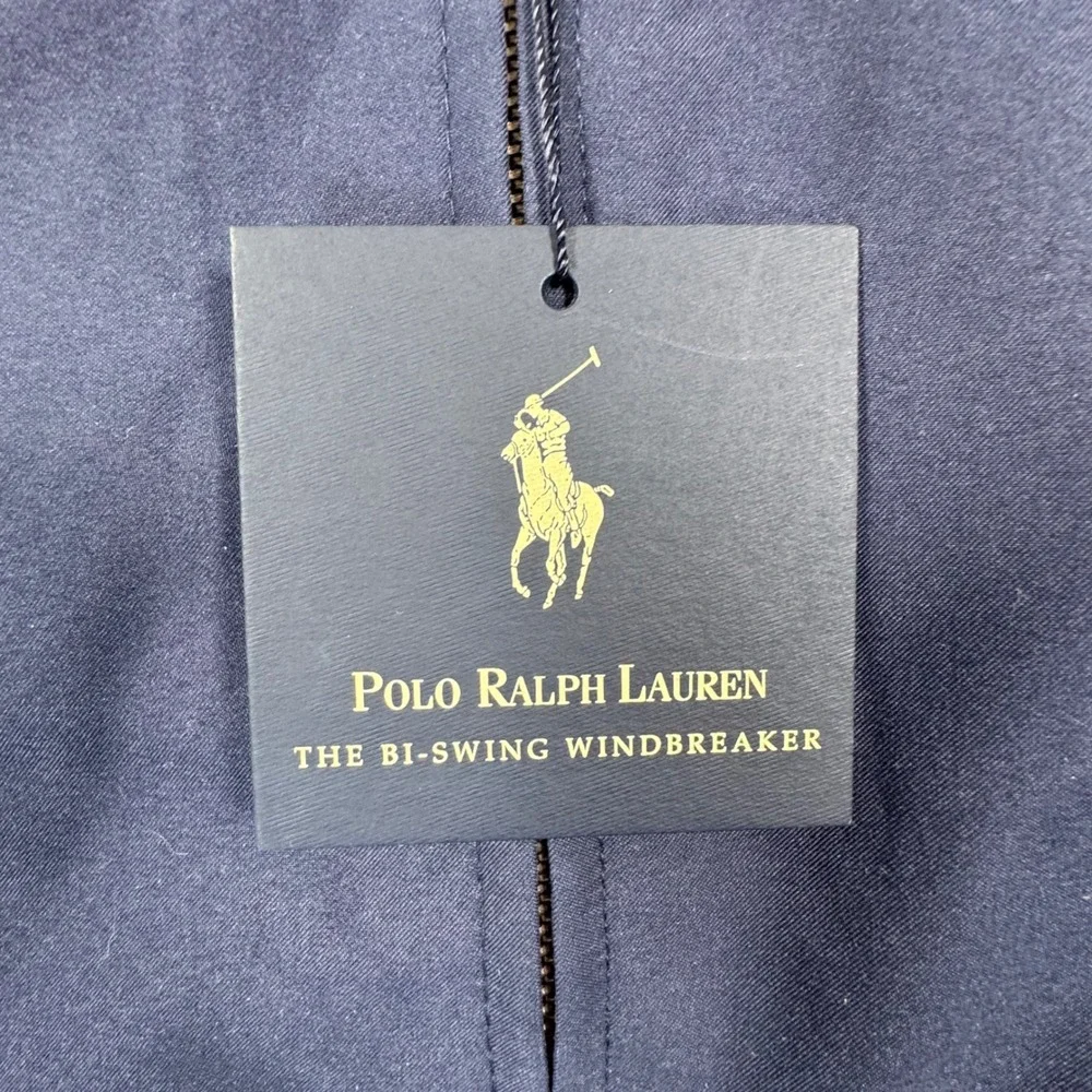 Polo Ralph Lauren Mens Bi-Swing Windbreaker Jacket Navy Blue 2XB Big & Tall NWT